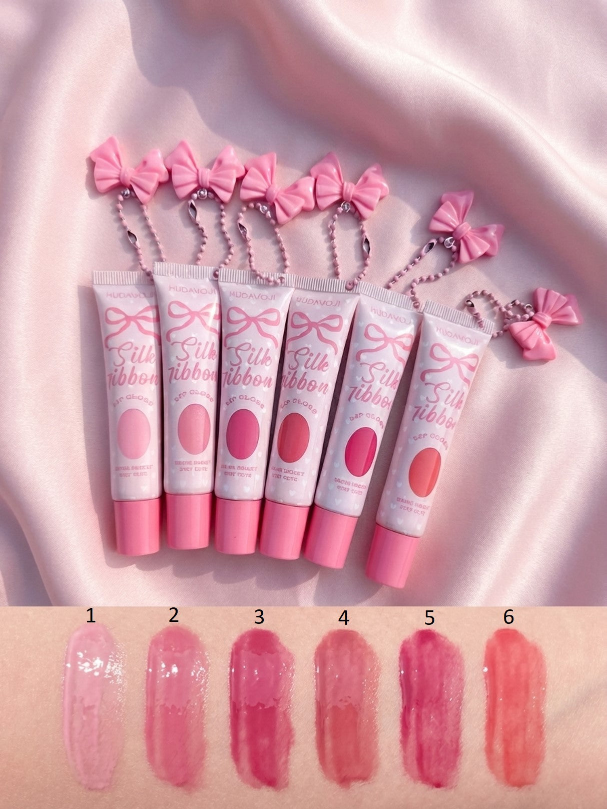 Hudamoji Silk Ribbon Lip Gloss
