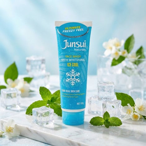 Junsui Naturals Face Wash with Whitening Ice Cool 100gm