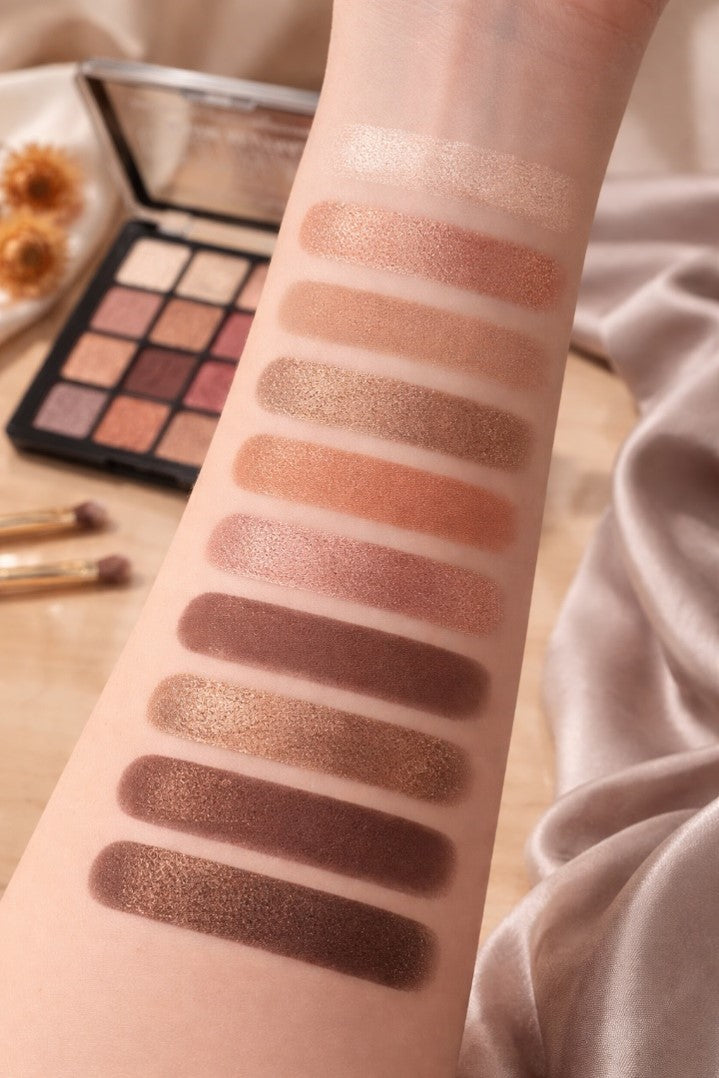 Mocallure Professional Makeup Ultimate Warm Neutrals Eyeshadow Palette