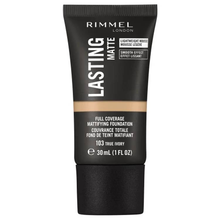 Rimmel London Lasting Matte Foundation True Ivory