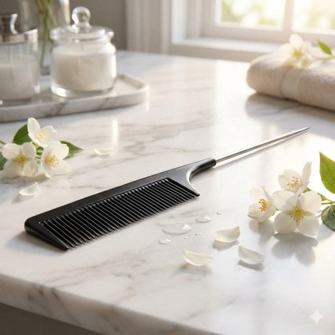 Tail Comb Hair Styling