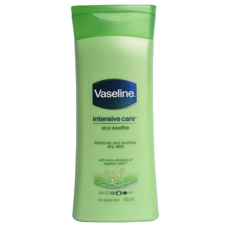 Vaseline Intensive Care Aloe Soothe Lotion 100ml (Imported)