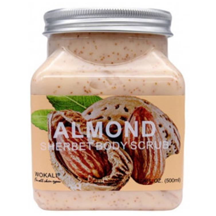 Wokali Almond Body Scrub 500ml (XL)
