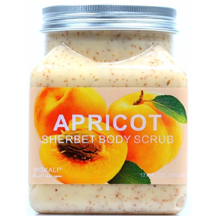Wokali Apricot Body Scrub 500ml (XL)