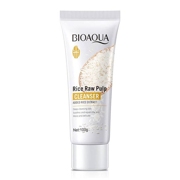 BIOAQUA Rice Raw Pulp Whitening Facial Cleanser 100g