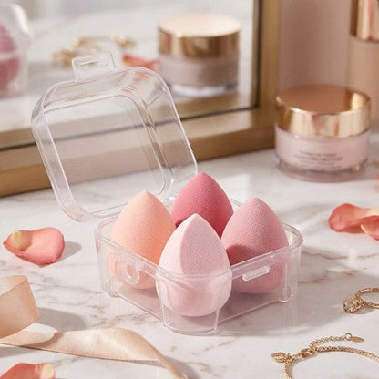 Blending Puffs with Plastic Box (Random Colors)