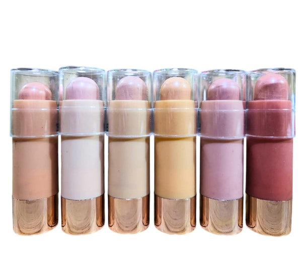 Blush, Highlight, Strobe & Contour Stick (Pack of 6)