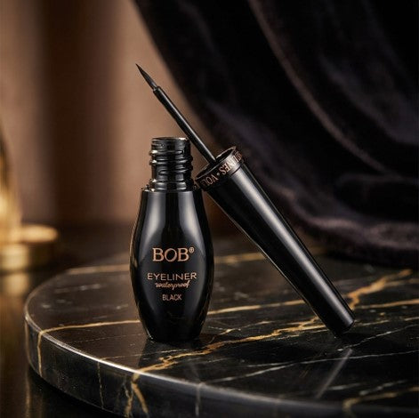 Bob Charm Painting Depicts Eyeliner Black