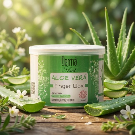 Derma Shine Aloe Vera Finger Wax 250g
