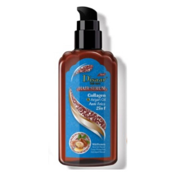 Argan Oil Collagen Damage Repair Anti Frizz 2 IN 1 Hair Serum 120ml