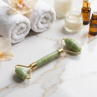 Double Jade Facial Roller