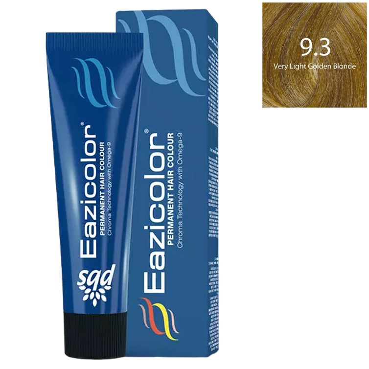 Eazicolor Professional Tube 9.3 Very Light Golden Blonde 60ml
