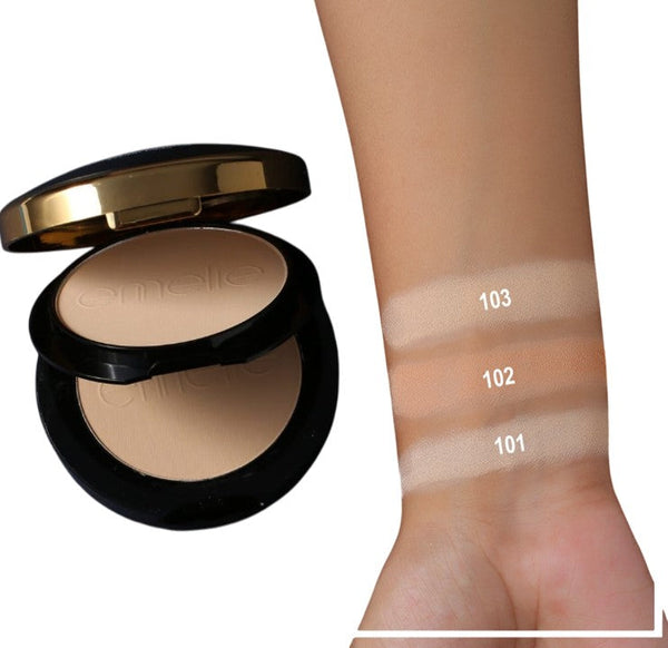 Emelie 2 in 1 Matte Pressed Powder Long Lasting