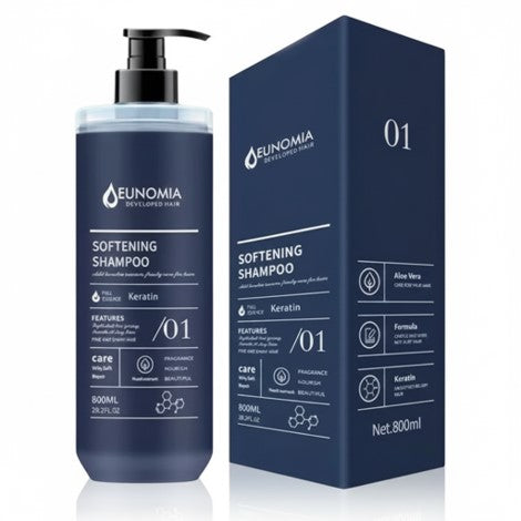 Eunomia Keratin Essence Softening Silky Soft Repair Shampoo 800ml (XL)