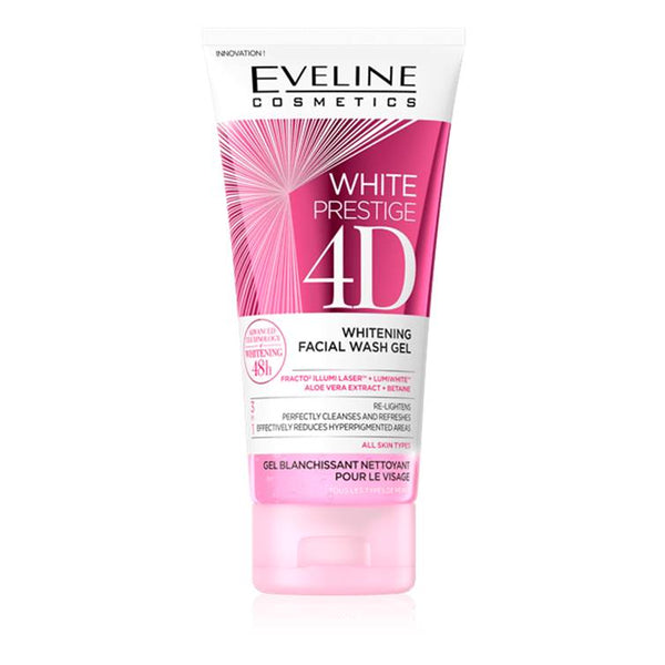 Eveline White Prestige 4D Whitening Facial Wash Gel 100ml