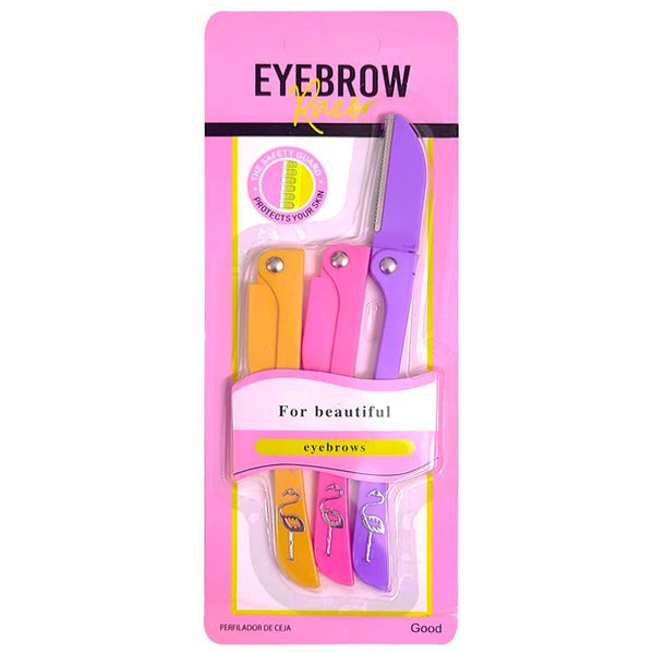 Foldable Eyebrow Razor (Pack of 3)