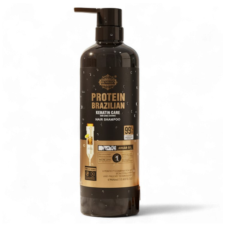 Heniways Protein Brazilian keratin Shampoo 900ml (XL)