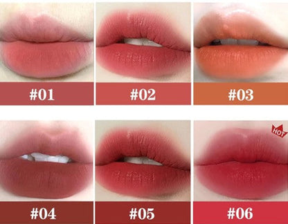 Kiss Beauty Cute Rabbit Velvet Matte Liquid Lipstick Lipgloss (6 Shades)