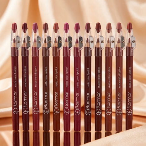 Lip Liner Pencil with Sharpener (Pack of 12)