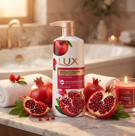 Lux Body Wash Dazzling Pomegranate 450ml (Imported)