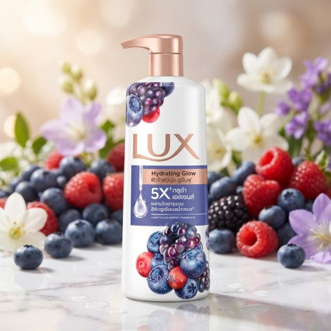 Lux Body Wash Hydrating Glow 450ml (Imported)