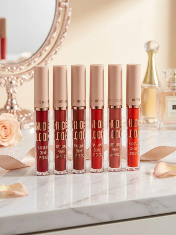 Matte Lip Gloss Liquid Lipstick (Pack of 6) Shade B
