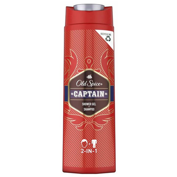 Old Spice Captain Shower Gel & Shampoo 400ml