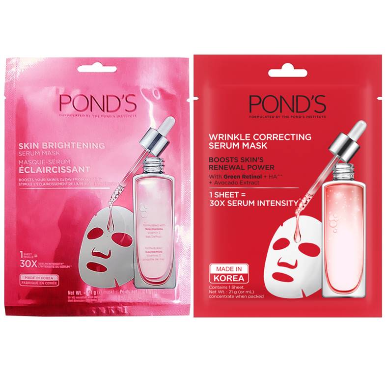 Pond's Brightening & Correcting Serum Mask Bundle Made in Korea (Imported)