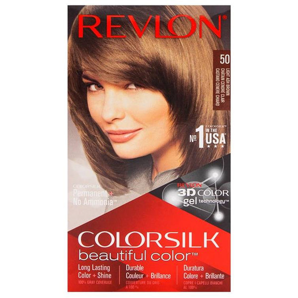 Revlon Colorsilk Hair Color 50 Light Ash Brown