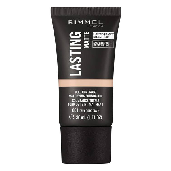 Rimmel London Lasting Matte Foundation 001 Fair Porcelain