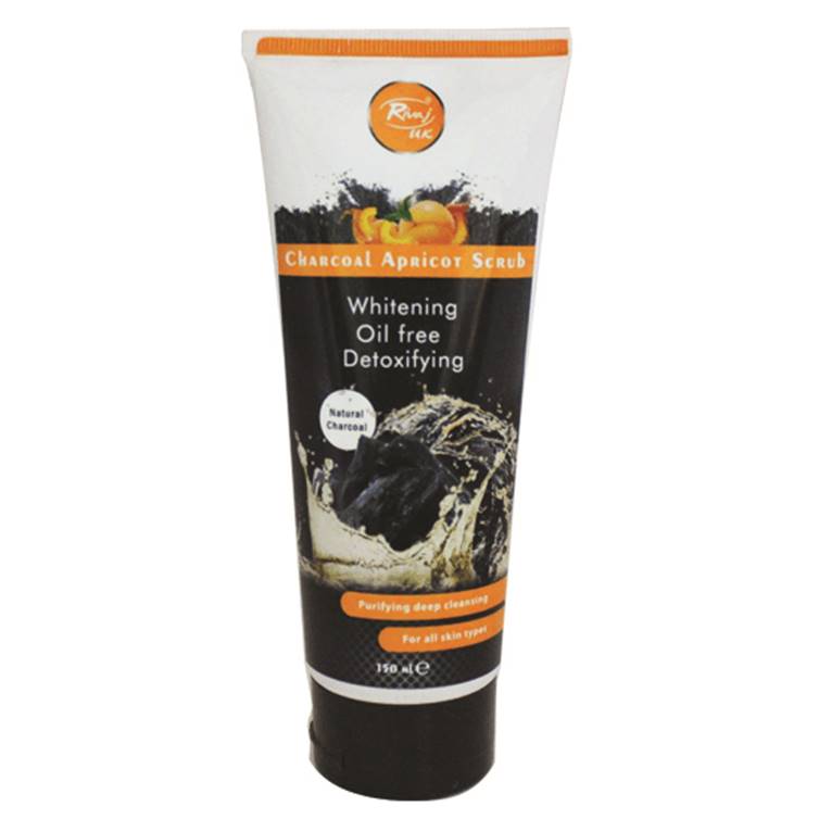 Rivaj Charcoal Apricot Scrub 150ml