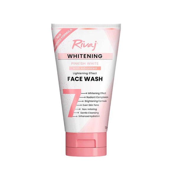 Rivaj Whitening Pinkish White Face Wash 50ml