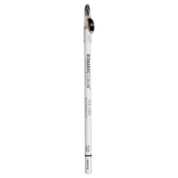Romantic Color Eyeliner Waterproof with Sharpener White