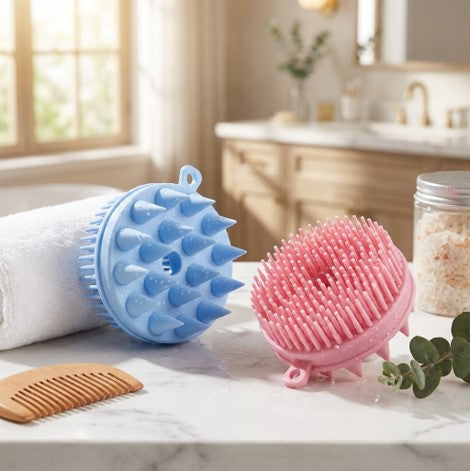 Silicone Bath, Hair and Body Brush Double Sided
