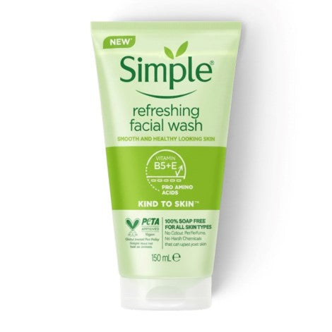 Simple Kind to Skin Refreshing Facial Wash 150ml