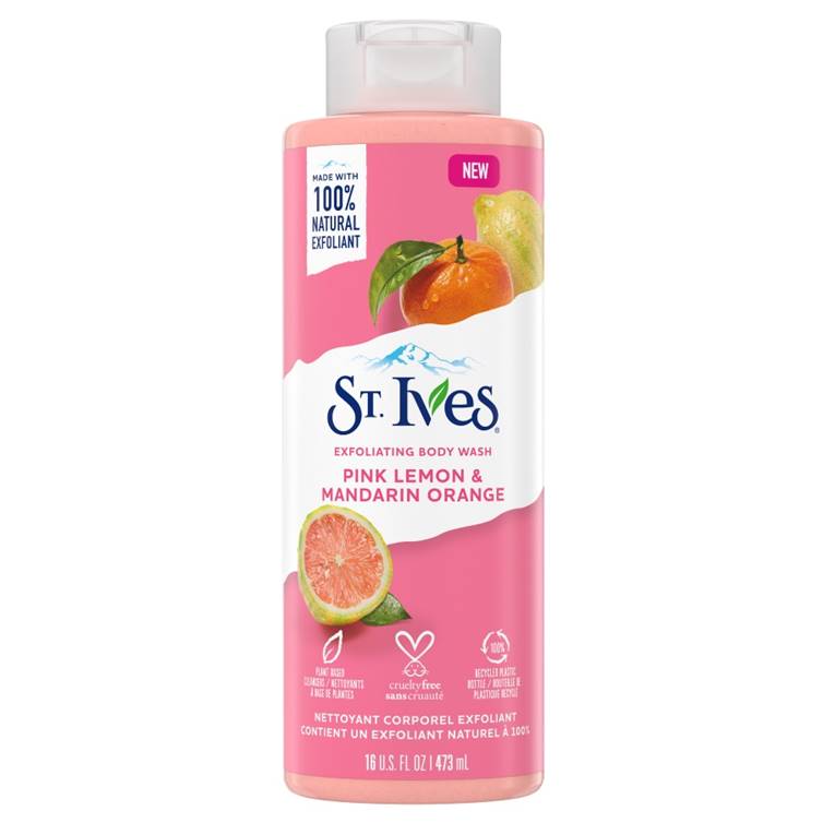 St. Ives Exfoliating Body Wash Pink Lemon & Mandarin Orange