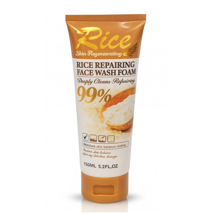 Wokali Rice Repairing Face Wash Foam 150ml