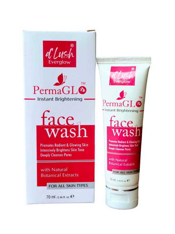 D'Lush PermaGlow Instant Brightening Face Wash 70ml